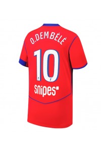 Paris Saint-Germain Ousmane Dembele #10 Voetbaltruitje 3e tenue 2025-26 Korte Mouw